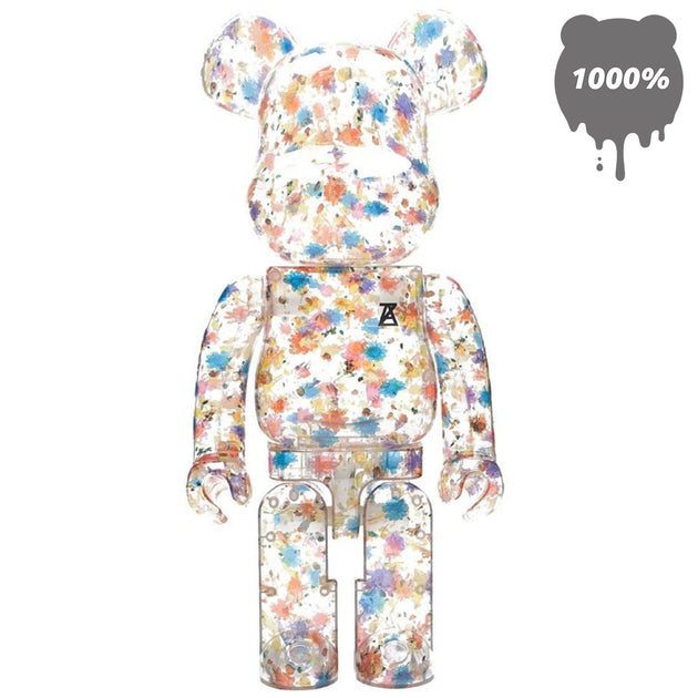 Bearbrick 1000% Anrealage Clear Flower Version – Urban Attitude