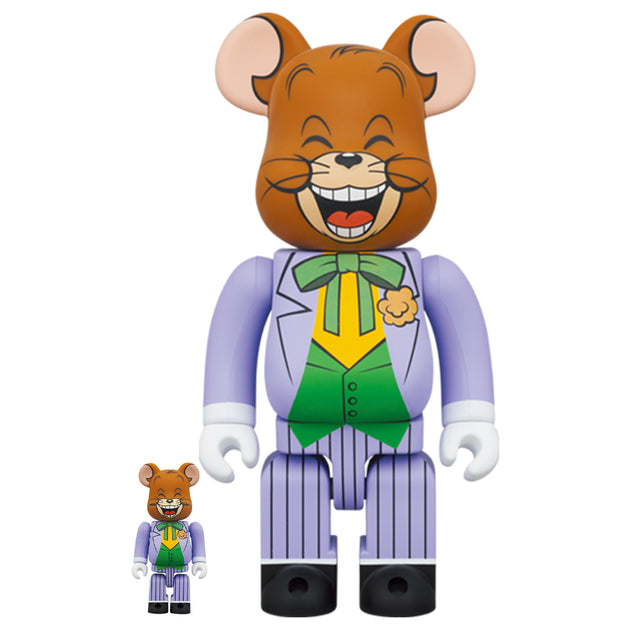 Bearbrick 100% & 400% Set of 2 Tom & Jerry as Batman & The Joker