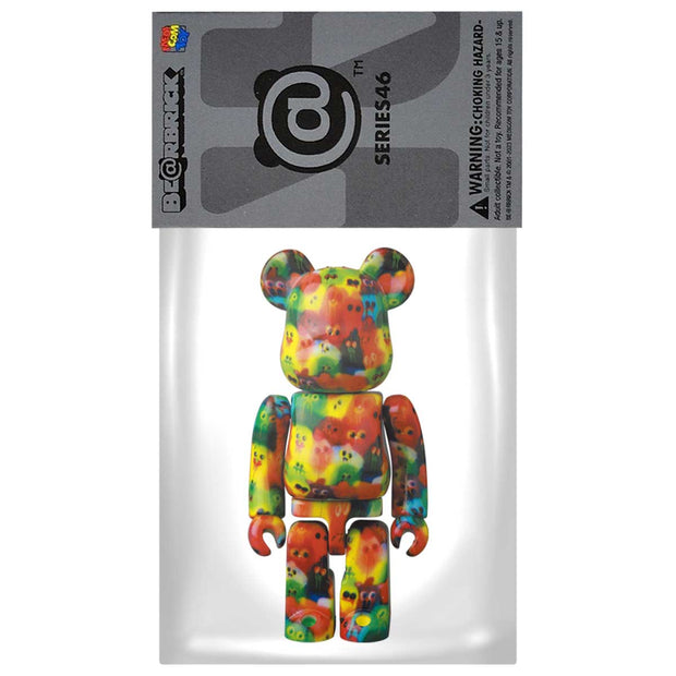 Bearbrick 100% Series 46 Pattern - Jon Burgerman Packaging Urban Attitude
