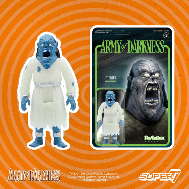 Super7 Army of Darkness ReAction Figure Pit Witch (Glow