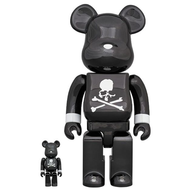 Bearbrick 100% & 400% Set Mastermind Japan Black Chrome – Urban