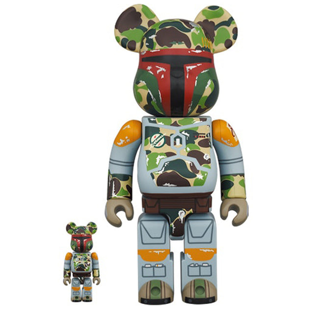 Bearbrick 100% & 400% Set Bape Boba Fett – Urban Attitude