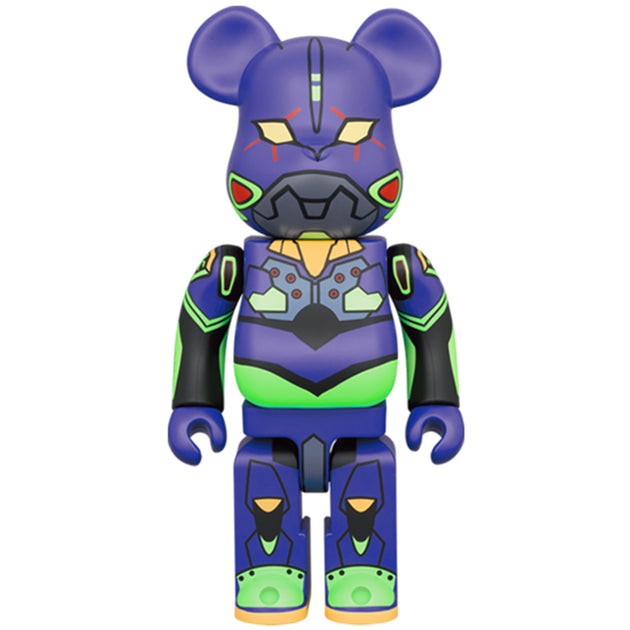 その他 BE@RBRICK Evangelion Unit-01 Chrome Ver. Bearbrick 100% & 400% Set Evangelion Eva 01 (New Paint Ver