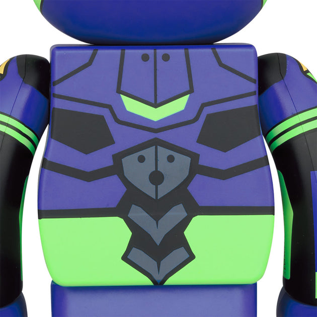 Bearbrick 100% & 400% Set Evangelion Eva 01 (New Paint Ver