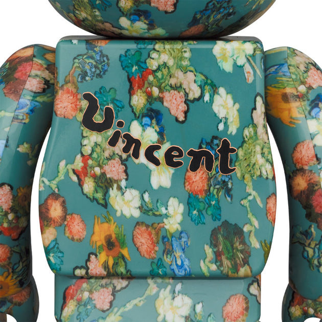 Bearbrick 100% & 400% Set Floral Pattern 50th Anniversary of the
