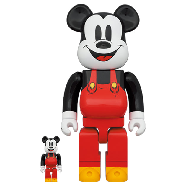 Bearbrick 100% & 400% Set Mickey Mouse Boat Builders