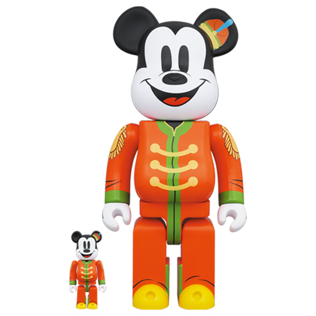 BE@RBRICK Mickey Boat Builders 100％u0026400％-