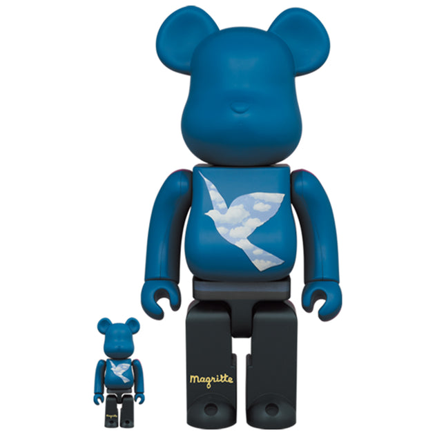 Bearbrick 100% & 400% Set René Magritte 