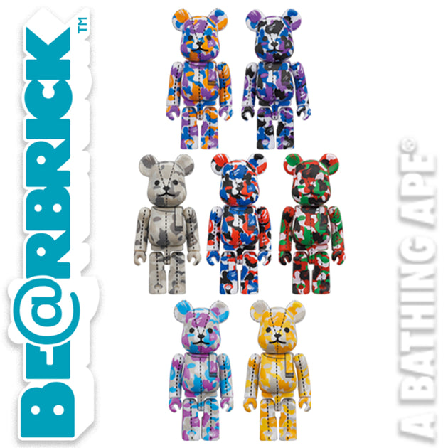 Bearbrick 100% Blind Box A Bathing Ape x Medicom Toy BAPE ...