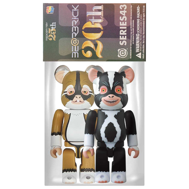 Bearbrick 100% Series 43 Cute - Gremlins 2 The New Batch Set of 2