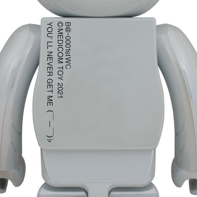 ベアブリック　1st MODEL WHITE CHROME 1000％ Be@rbrick 1st Model White Chrome 1000% Collectible Figure by