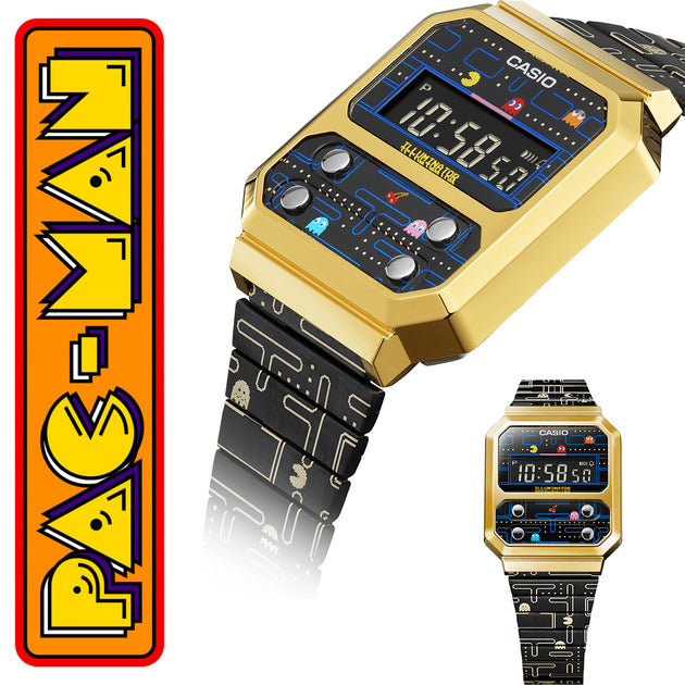 Casio lança modelo de relógio retrô com icônico jogo PAC-MAN