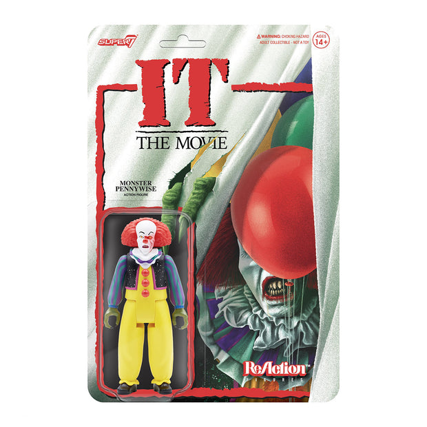 super7 reaction figure it pennywise monster urban attitude