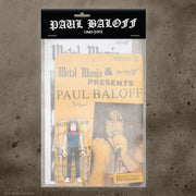 Super7 Paul Baloff ReAction Figure - Metal Mania Fanzine Bundle background Urban Attitude