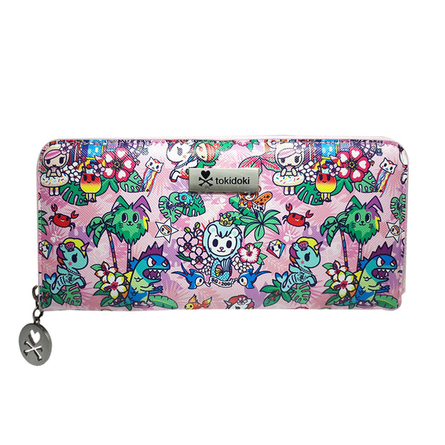 tokidoki Purse Long Floral Pink Urban Attitude