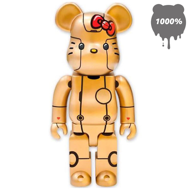 Bearbrick 1000% Hello Kitty Robot Kitty Gold Version urban attitude