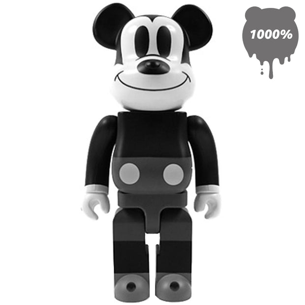 Bearbrick 1000% Mickey Mouse Black & White Version urban attitude