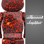 Bearbrick 100% & 400% Set Amplifier Red Logo Urban Attitude