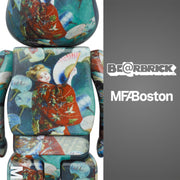 Bearbrick 100% & 400% Set Boston Museum Claude Monet “La Japonaise” Logo Urban Attitude