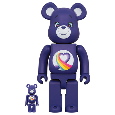 Bearbrick 100% & 400% Set Care Bears Rainbow Heart Bear Urban Attitude