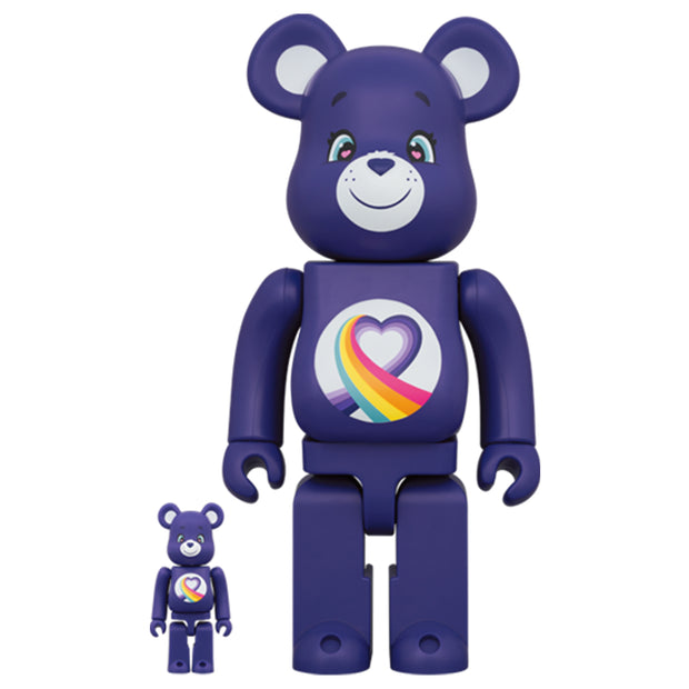 Bearbrick 100% & 400% Set Care Bears Rainbow Heart Bear – Urban