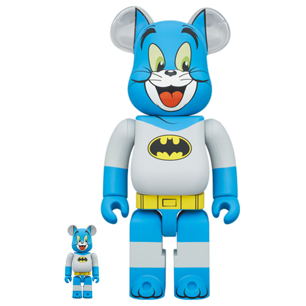 Bearbrick 100% & 400% Set of 2 Tom & Jerry as Batman & The Joker Tom Urban Attitude