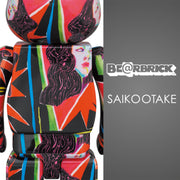 Bearbrick 100% & 400% Set Saiko Otake (GODDESS) Logo Urban Attitude