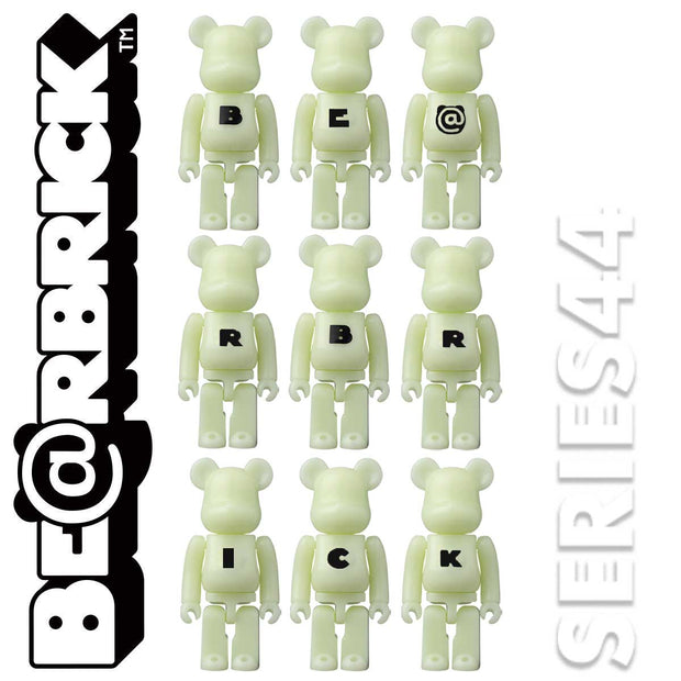 Bearbrick 100% Series 44 Basic - Set Of 9 GID Urban Attitude
