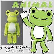 Bearbrick 100% Series 46 Animal - Pickles the Frog Logos Urban Attitude