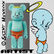Bearbrick 100% Series 46 Artist - Saint Michael Logos Urban Attitude