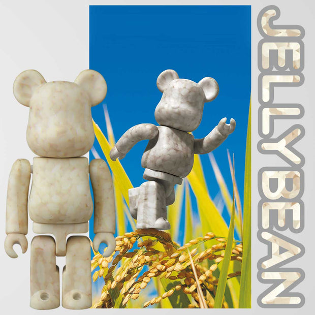 Bearbrick 100% Series 46 Jellybean - Rice Logos Urban Attitude