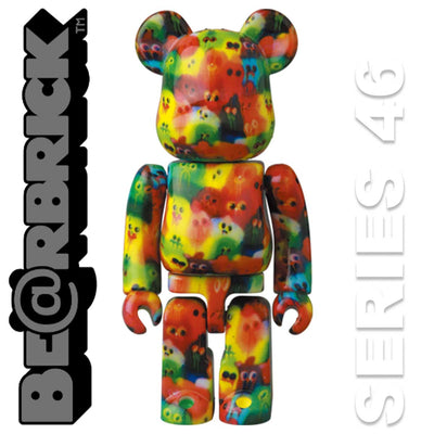 Bearbrick 100% Series 46 Pattern - Jon Burgerman Urban Attitude