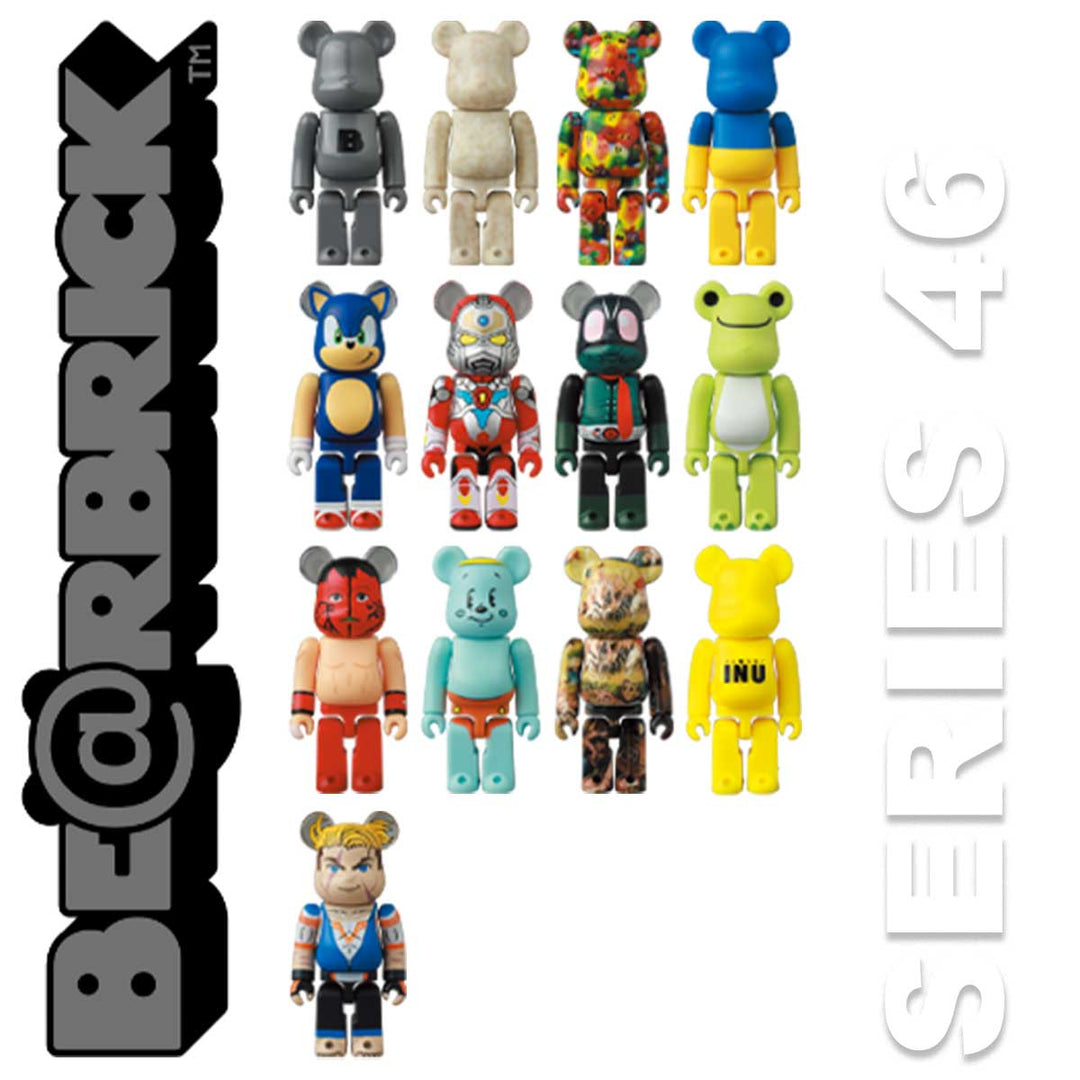 Ukraine Flag Bearbrick Series 46 pattern Medicom Toy US Seller Ukraine Flag Bearbrick Series 46 pattern Medicom Toy US Seller