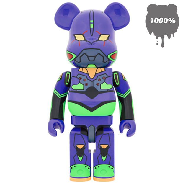 Bearbrick 1000% Evangelion Eva 01 (New Paint Ver.) Main Urban Attitude