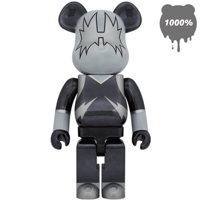 Bearbrick 1000% KISS Spaceman Chrome Version Main Urban Attitude