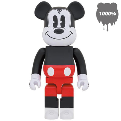 bearbrick 1000 mickey mouse red and white version urban attitude