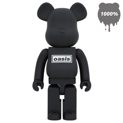 bearbrick 1000 oasis black rubber coating urban attitude