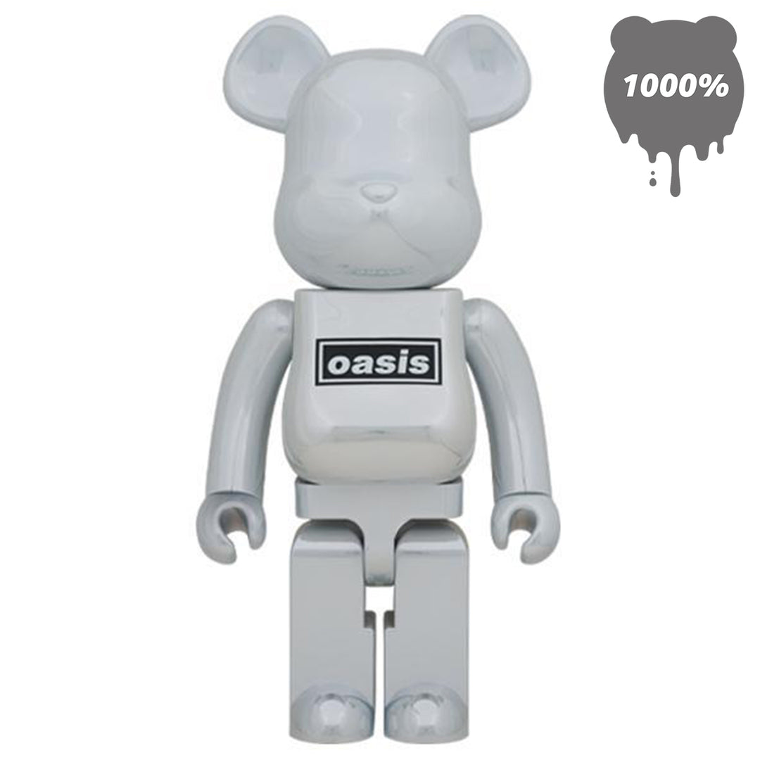OASIS × BE@RBRICK 1000% BLACK CHROME MEDICOM TOY - OASIS × BE@RBRICK 1000％ BLACK CHROMEの通販 by