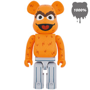 Bearbrick 1000% Oscar the Grouch (The Original Orange Fur Version)