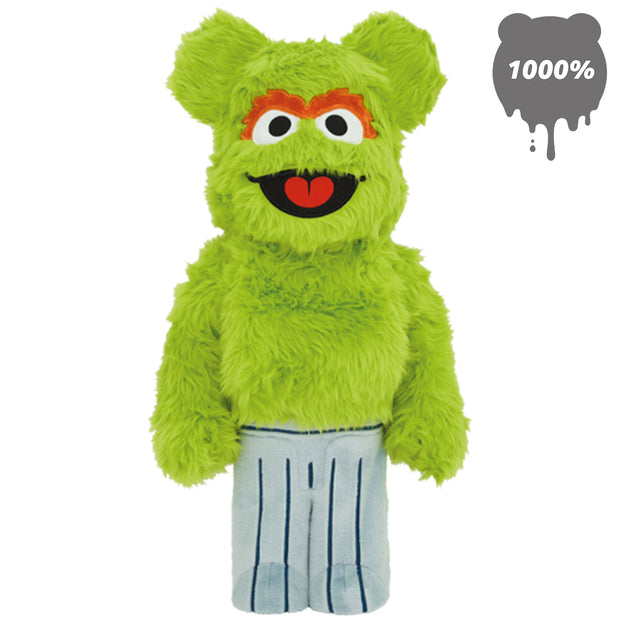 Bearbrick 1000% Sesame Street Oscar the Grouch Costume Version Main Urban Attitude