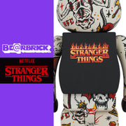 Bearbrick 1000% Stranger Things Hellfire Club Logo Urban Attitude