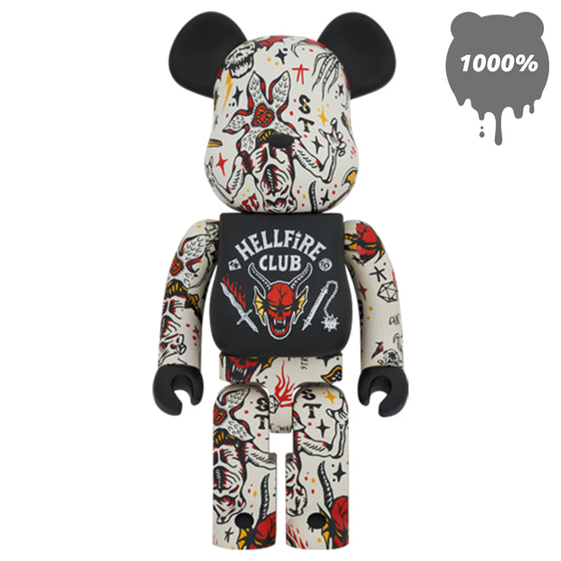 Bearbrick 1000% Stranger Things Hellfire Club Main Urban Attitude