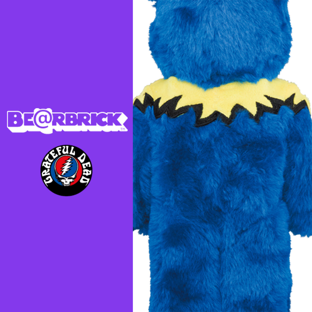 Bearbrick 400% Grateful Dead Dancing Bears Costume Version Blue – Urban  Attitude