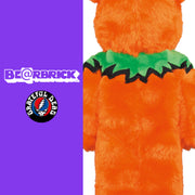Bearbrick 400% Grateful Dead Dancing Bears Costume Version Orange Logo Urban Attitude