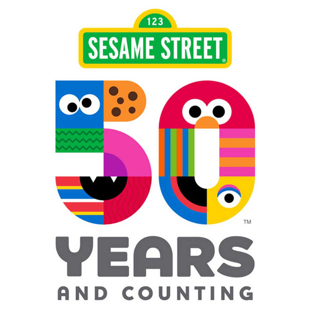 GUND Sesame Street 50th Anniversary Surprise Plush - Prairie Dawn Logo Urban Attitude