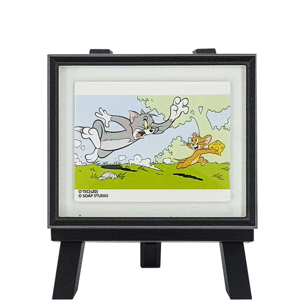 Soap Studio Tom & Jerry Magnetic Art Print Mini Gallery Series - Cheese Chase With Easel Urban Attitude