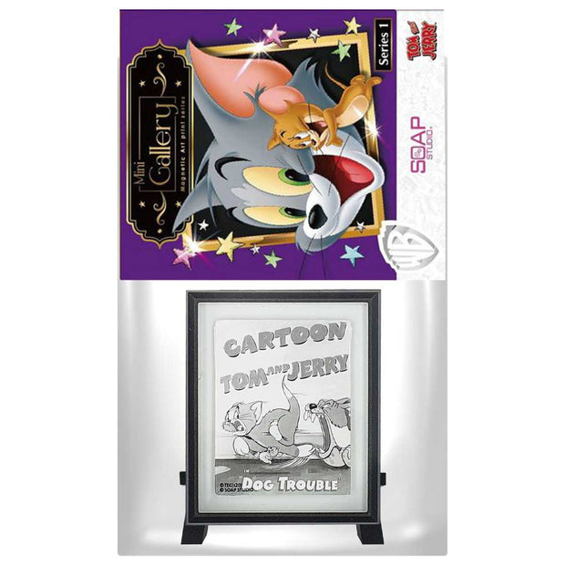 Soap Studio Tom & Jerry Magnetic Art Print Mini Gallery Series - Dog Trouble Packaging Urban Attitude