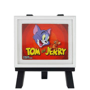 Soap Studio Tom & Jerry Magnetic Art Print Mini Gallery Series - Logo Red Background With Easel Urban Attitude
