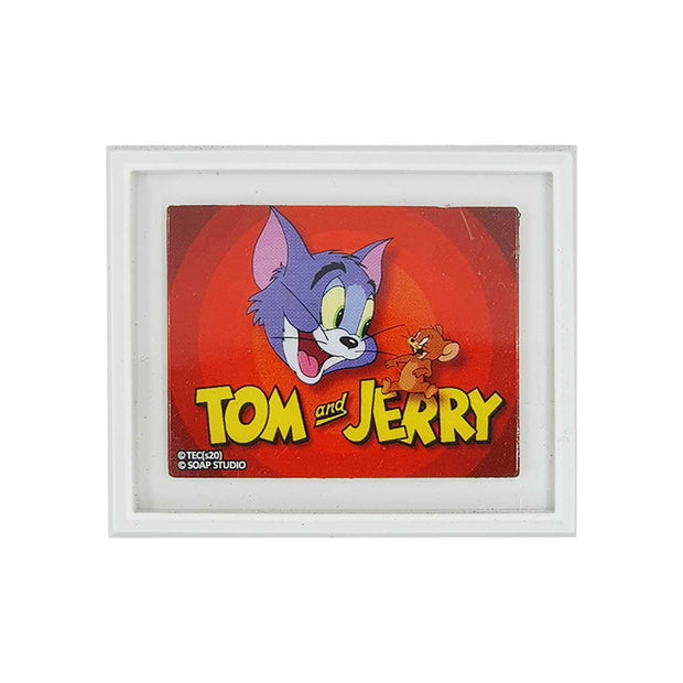 Soap Studio Tom & Jerry Magnetic Art Print Mini Gallery Series - Logo Red Background Urban Attitude