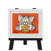 Soap Studio Tom & Jerry Magnetic Art Print Mini Gallery Series - Mouse Burger With Easel Urban Attitude